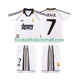 Fußballtrikots Real Madrid RAUL 7 2000 Retro Kinder 1998 Kurzarm Heimtrikotsatz kaufen